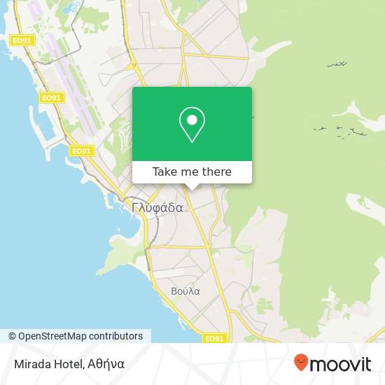 Mirada Hotel χάρτης