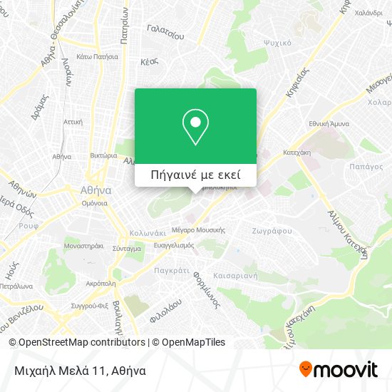 Μιχαήλ Μελά 11 χάρτης