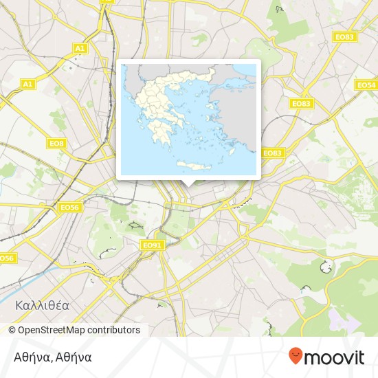 Αθήνα χάρτης