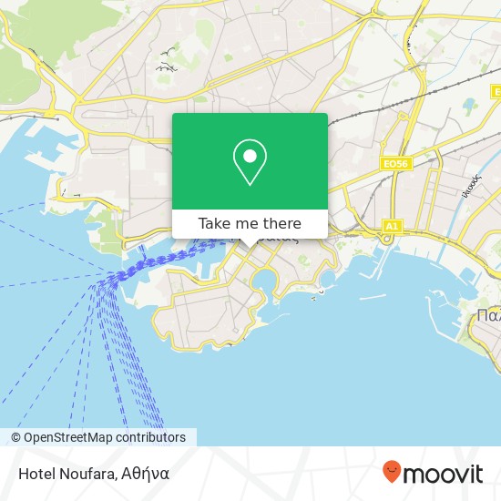 Hotel Noufara χάρτης