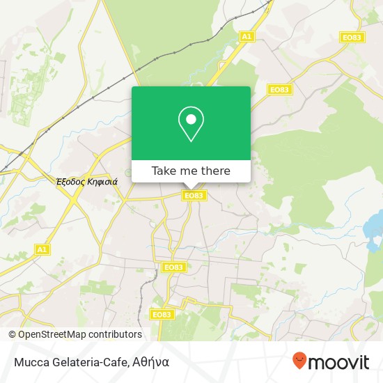 Mucca Gelateria-Cafe χάρτης