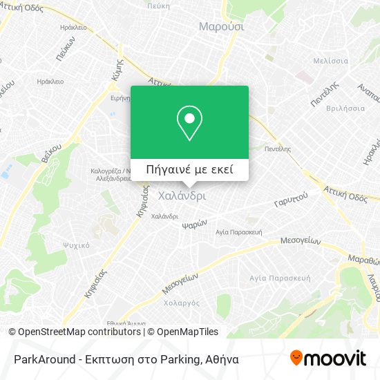 ParkAround - Εκπτωση στο Parking χάρτης