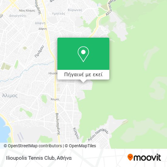 Ilioupolis Tennis Club χάρτης
