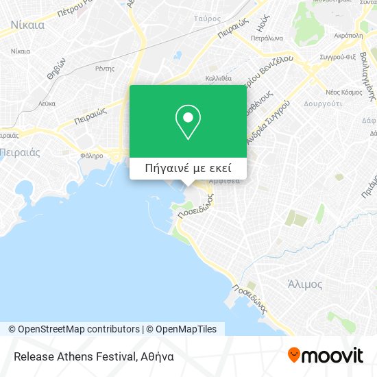Release Athens Festival χάρτης