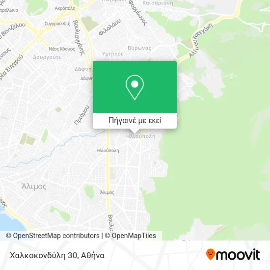 Χαλκοκονδύλη 30 χάρτης