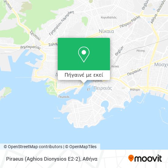 Piraeus (Aghios Dionysios E2-2) χάρτης