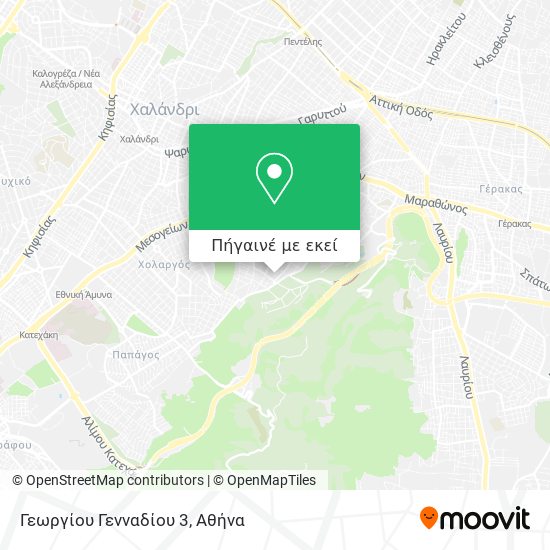 Γεωργίου Γενναδίου 3 χάρτης
