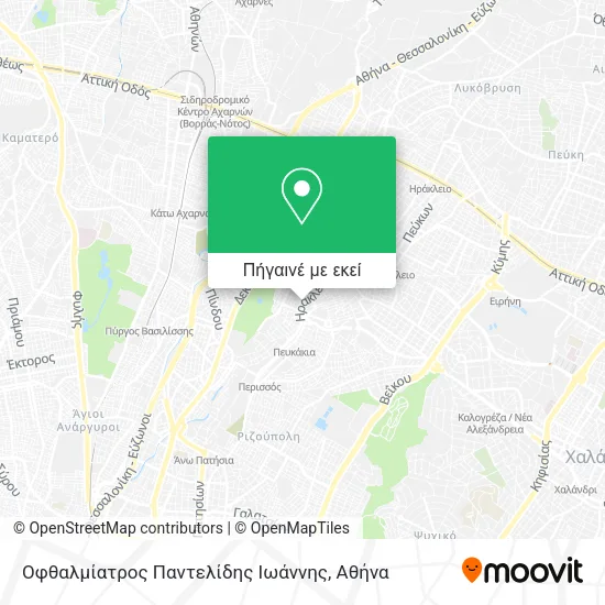 Οφθαλμίατρος Παντελίδης Ιωάννης χάρτης