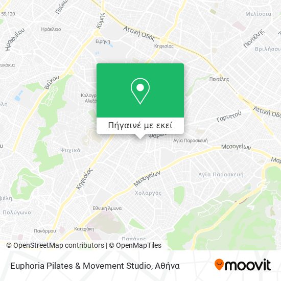 Euphoria Pilates & Movement Studio χάρτης