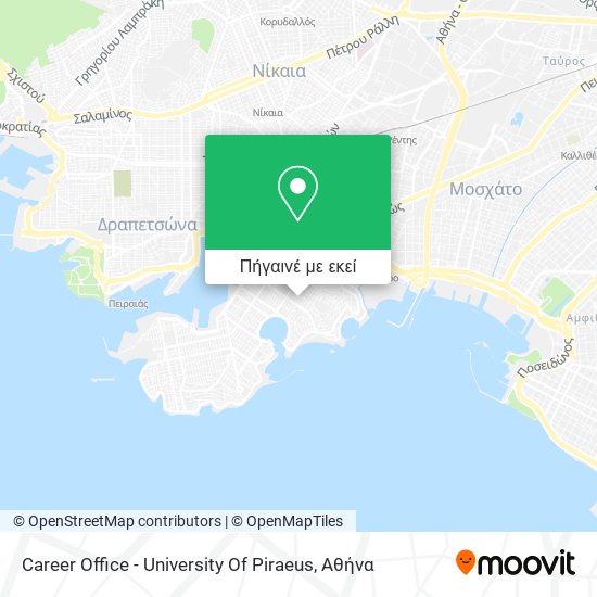 Career Office - University Of Piraeus χάρτης