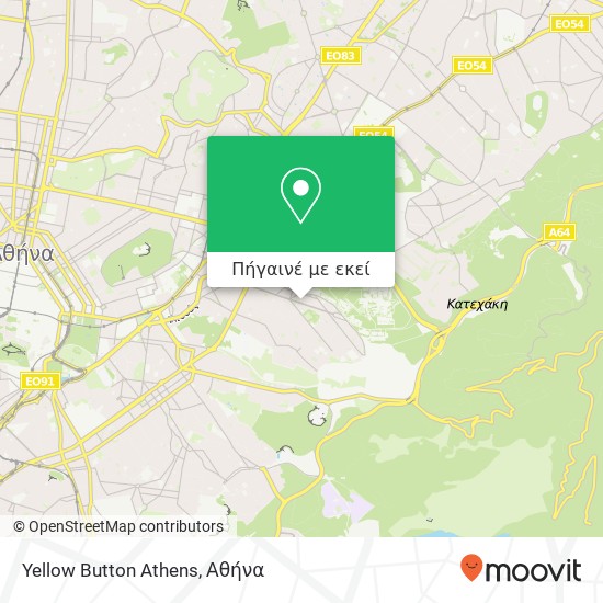 Yellow Button Athens χάρτης