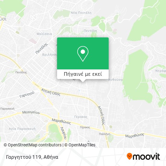 Γαργηττού 119 χάρτης