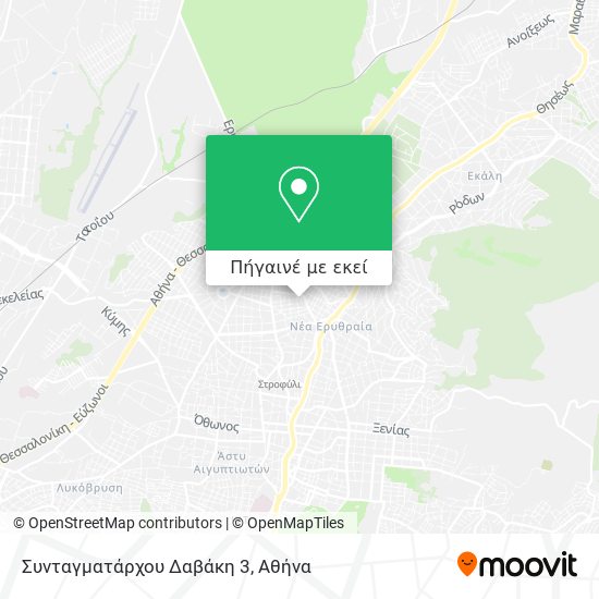 Συνταγματάρχου Δαβάκη 3 χάρτης