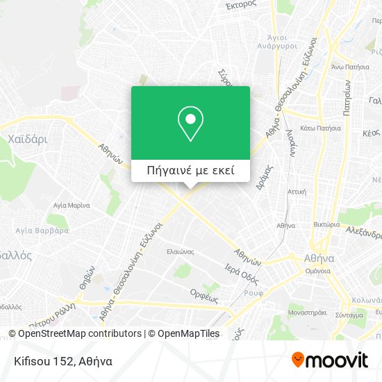 Kifisou 152 χάρτης