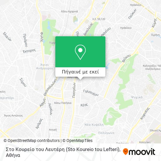 Στο Κουρείο του Λευτέρη (Sto Koureio tou Lefteri) χάρτης