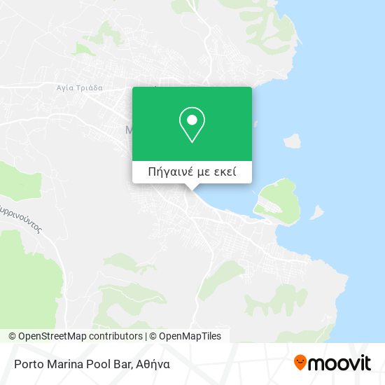 Porto Marina Pool Bar χάρτης