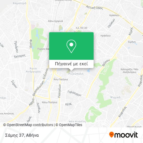 Σάμης 37 χάρτης