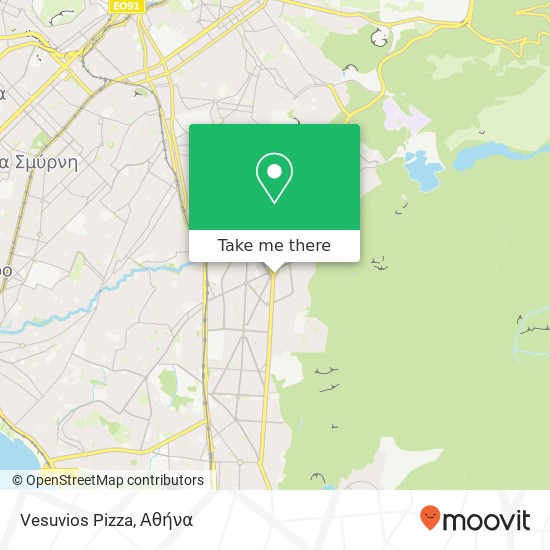 Vesuvios Pizza, Πλατεία Εθνικής Αντιστάσεως 163 42 Ηλιούπολη χάρτης