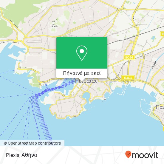 Plexis, Κολοκοτρώνη 72 185 35 Πειραιάς χάρτης
