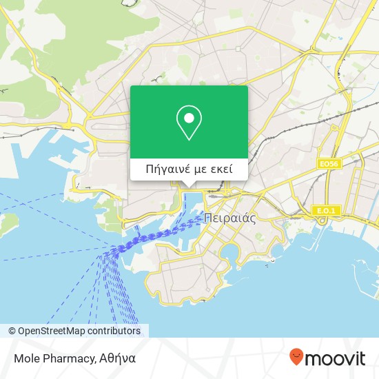 Mole Pharmacy, Ακτή Κονδύλη 40 185 45 Πειραιάς χάρτης