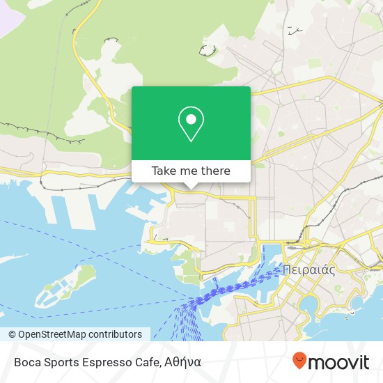 Boca Sports Espresso Cafe, Λεωφόρος Δημοκρατίας 106 187 56 Κερατσίνι χάρτης