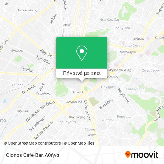 Oionos Cafe-Bar χάρτης