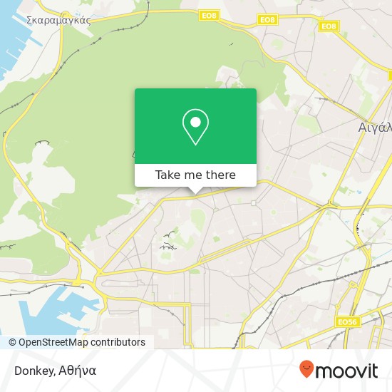 Donkey, Βουρνόβα 184 52 Νίκαια χάρτης