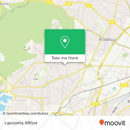 Lapizzetta, Πλατεία Ελευθερίας 2 181 20 Κορυδαλλός χάρτης