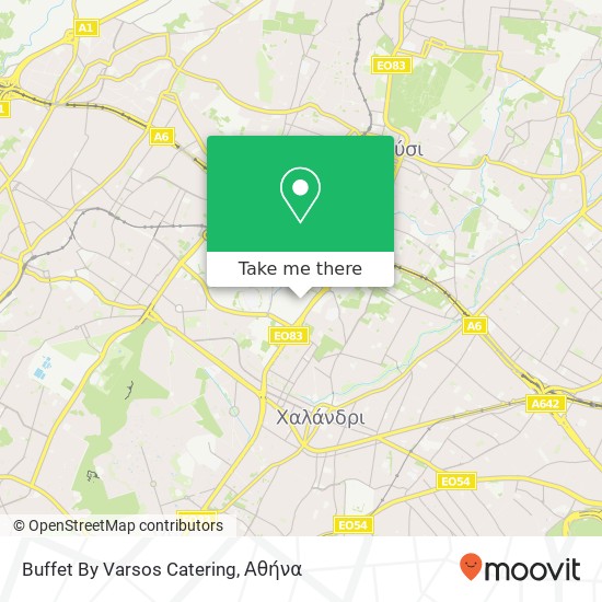 Buffet By Varsos Catering, Δημοκρίτου 151 23 Μαρούσι χάρτης