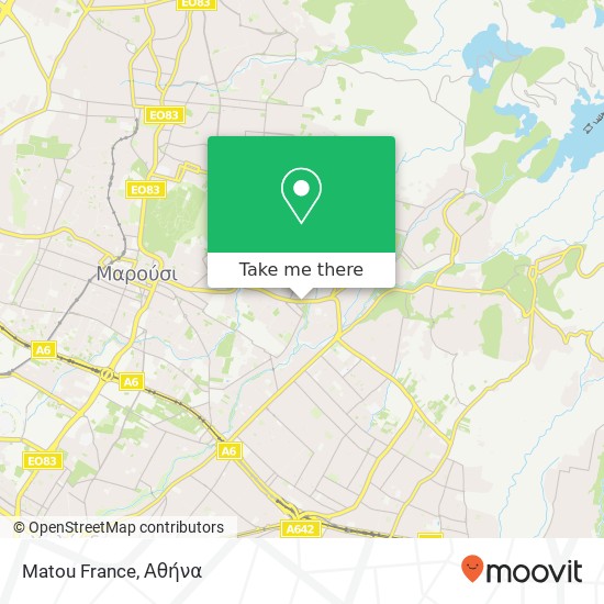 Matou France, Λεωφόρος Δημοκρατίας 151 27 Μελίσσια χάρτης