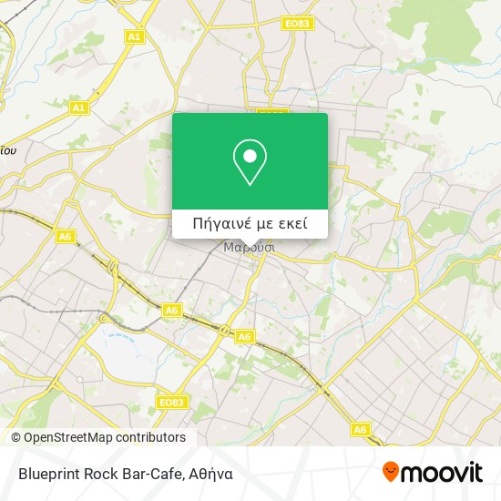 Blueprint Rock Bar-Cafe χάρτης