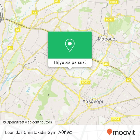 Leonidas Christakidis Gym χάρτης
