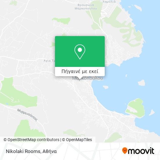 Nikolaki Rooms χάρτης