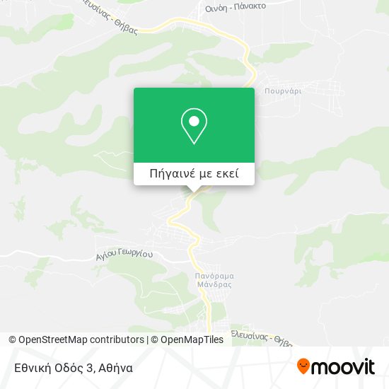 Εθνική Οδός 3 χάρτης