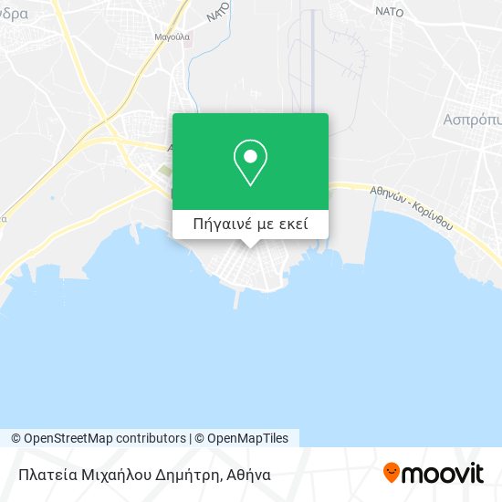 Πλατεία Μιχαήλου Δημήτρη χάρτης