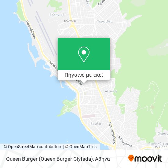 Queen Burger (Queen Burger Glyfada) χάρτης