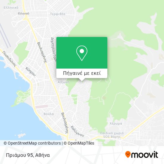 Πριάμου 95 χάρτης