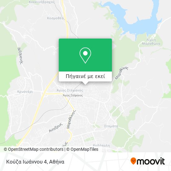 Κούζα Ιωάννου 4 χάρτης
