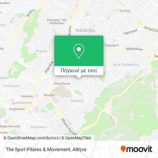 The Spot-Pilates & Movement χάρτης