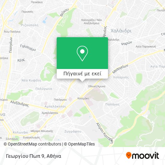 Γεωργίου Πωπ 9 χάρτης