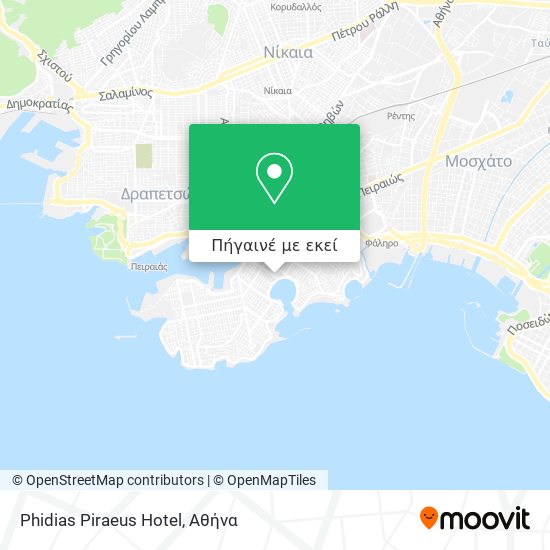 Phidias Piraeus Hotel χάρτης