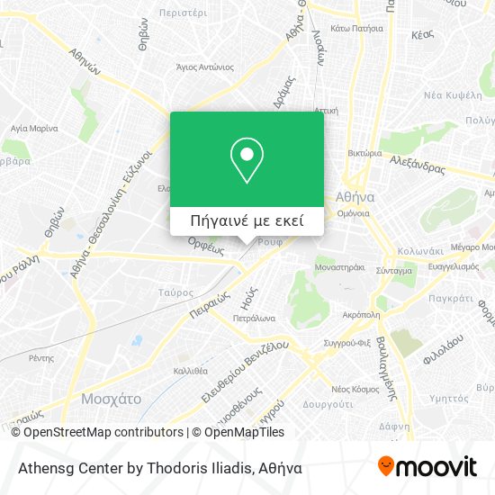Athensg Center by Thodoris Iliadis χάρτης