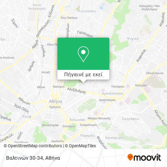 Βαλτινών 30-34 χάρτης