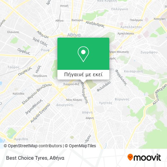 Best Choice Tyres χάρτης