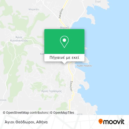 Άγιοι Θεόδωροι χάρτης