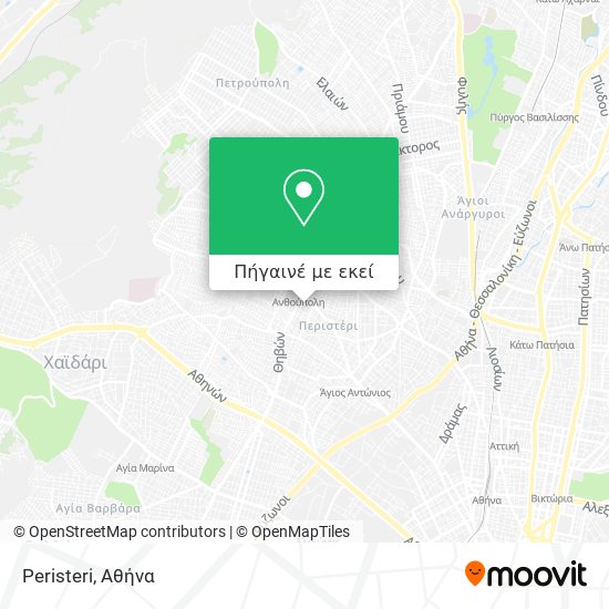 Peristeri χάρτης