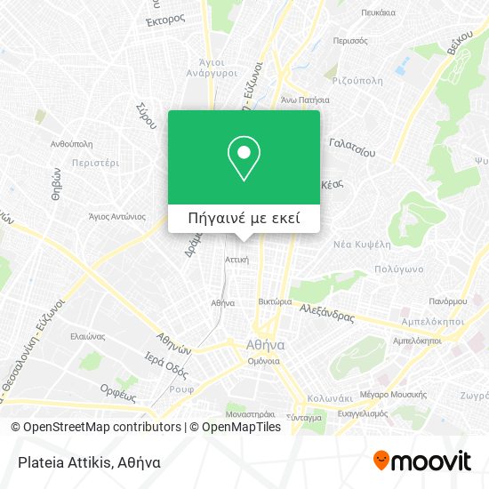 Plateia Attikis χάρτης