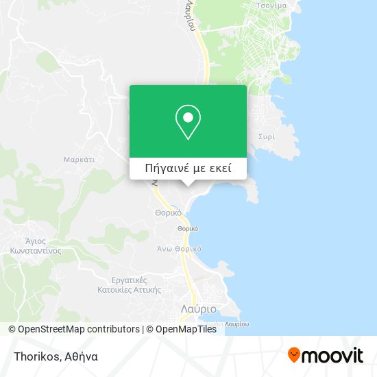 Thorikos χάρτης