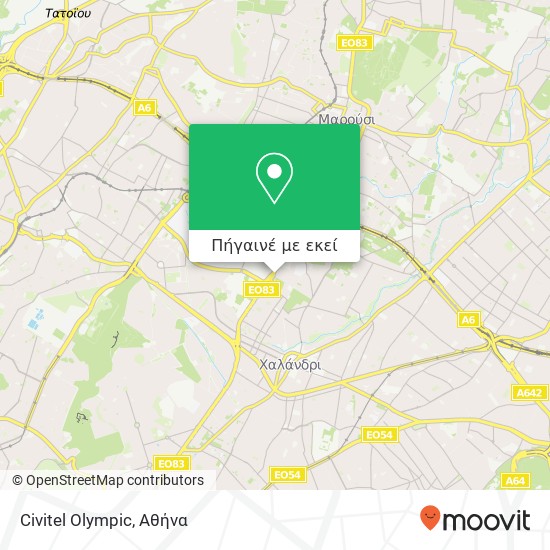 Civitel Olympic χάρτης