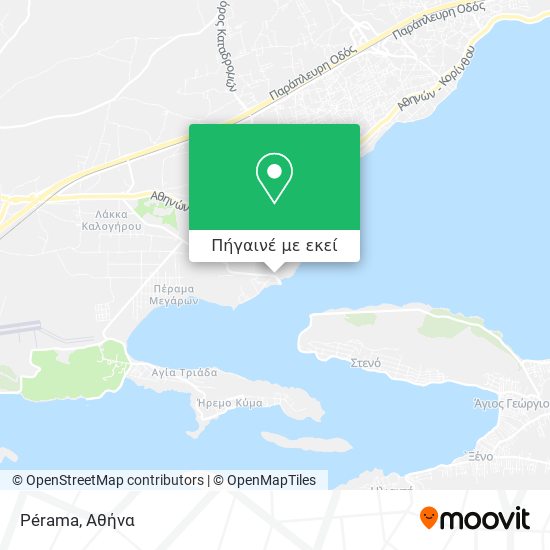 Pérama χάρτης